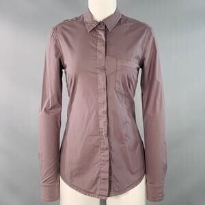 KRISTENSEN DU NORD Size S Brown Cotton Blend One Pocket Casual Top
